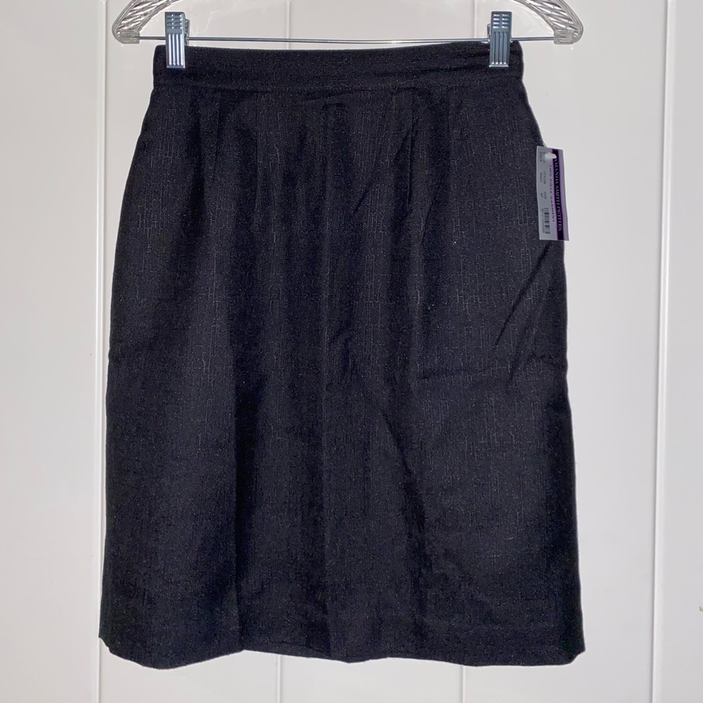 Amanda Smith Women 6P Mini Gray Pencil Skirt Office Business Career Work